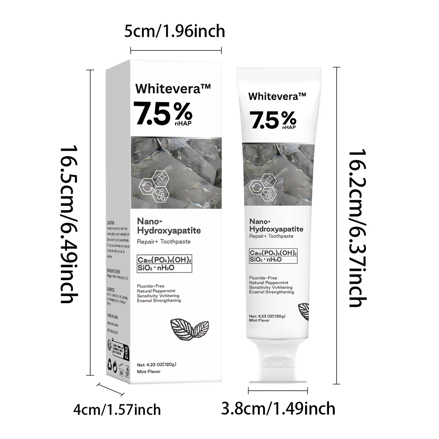 Whitevera™ Nano Hydroxyapatite Toothpaste