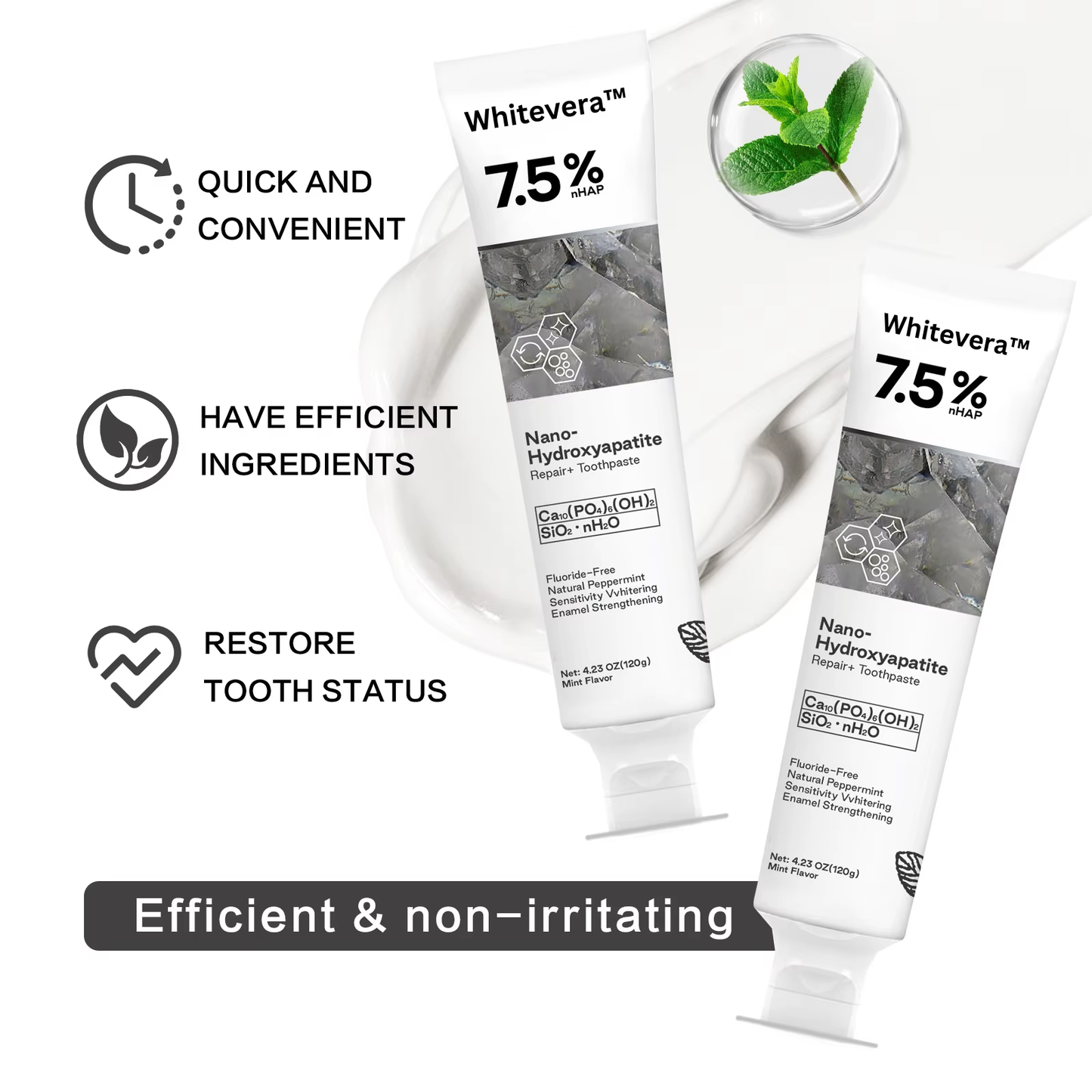 Whitevera™ Nano Hydroxyapatite Toothpaste